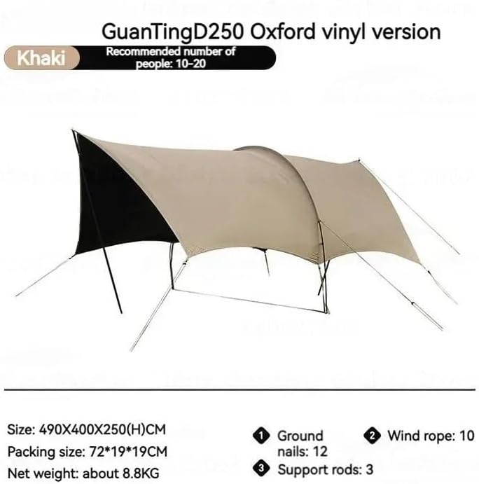 ドームキャンピングテント キャンプ サンシェード テント 抗